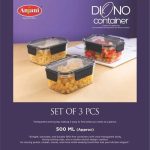 3-Piece  Plastic Food Storage Containers Set – Airtight, Leakproof Locking Lids – Microwave Safe, BPA-Free – Meal Prep & Lunch Box  - Image 3