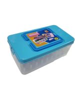 SHUTTLE Thread Storage Box Container Organizer for Threads Needles Scissor Buttons Plastic 45 Reels Compact - Image 4