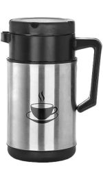 Insulated Coffee Mug with Lid & Handle | Double Wall Tea Travel Cup for Hot & Cold Drinks | Spill Resistant, Durable Body for Office, Home & Travel Use