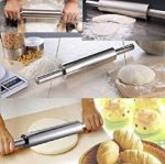 Stainless Steel Rolling Pin, Steel Belan for Kitchen, Lightweight and Heavy Duty for Roti, Chapati & Bread | Weight -200g, Length- 36 cm - Image 2
