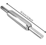 Stainless Steel Rolling Pin, Steel Belan for Kitchen, Lightweight and Heavy Duty for Roti, Chapati & Bread | Weight -200g, Length- 36 cm - Image 3