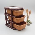 3 Tier Drawer Rack for Smart Storage, Durable Plastic - Image 2