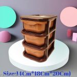 3 Tier Drawer Rack for Smart Storage, Durable Plastic - Image 3