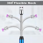 Rechargeable Plasma Arc Kitchen Lighter with Safety Lock, USB Port Rechargeable Battery Inside, Flexible Neck Flameless Grill with LED Indicator Light Your Candle, Gas & Bonfire Lighter
50%
off - Image 2