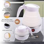 Foldable Electric Kettle 600 ml | Travel-Friendly Portable Silicone Kettle | Quick Boil with 304 Stainless Steel Plate | BPA Free, Leakproof, Boil-Dry Protection | Ideal for Tea,Coffee,Eggs - Image 2