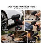 48V Cordless Spotlight, Max Power Link System, Handheld Rechargeable Torch, Black with Red Trigger - Image 4