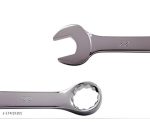 CTM 8-Piece Combination Spanner Set | Chrome Vanadium Steel Wrench Set | Open & Ring End Metric Spanners 8-19mm - Image 3